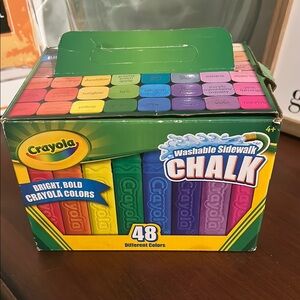Crayola Washable Sidewalk Chalk - 48 Colors